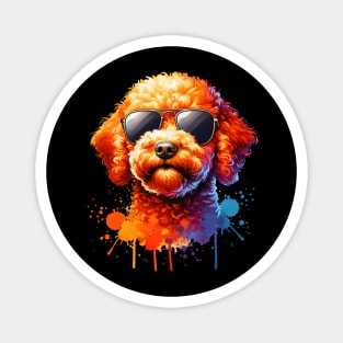 Orange Lagotto Romagnolo Dog Magnet